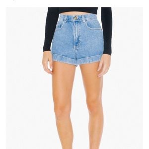 American Apparel jean shorts